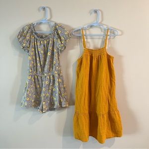 Girls bundle - Romper and dress size 8